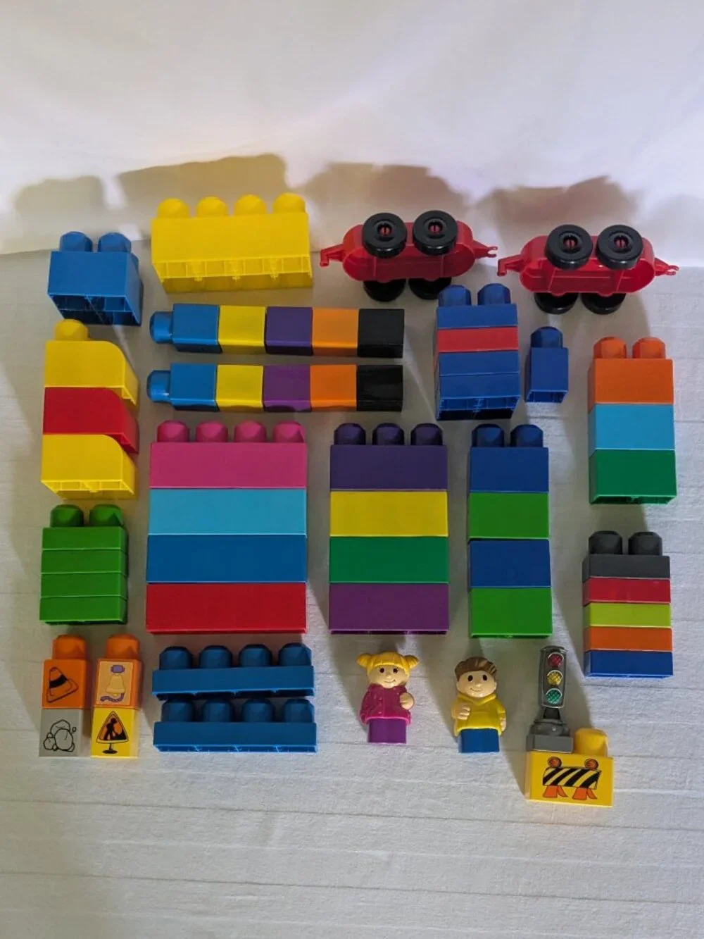 Barrel of Mega Bloks Building Bloks for Beginning Builders Ages 1+